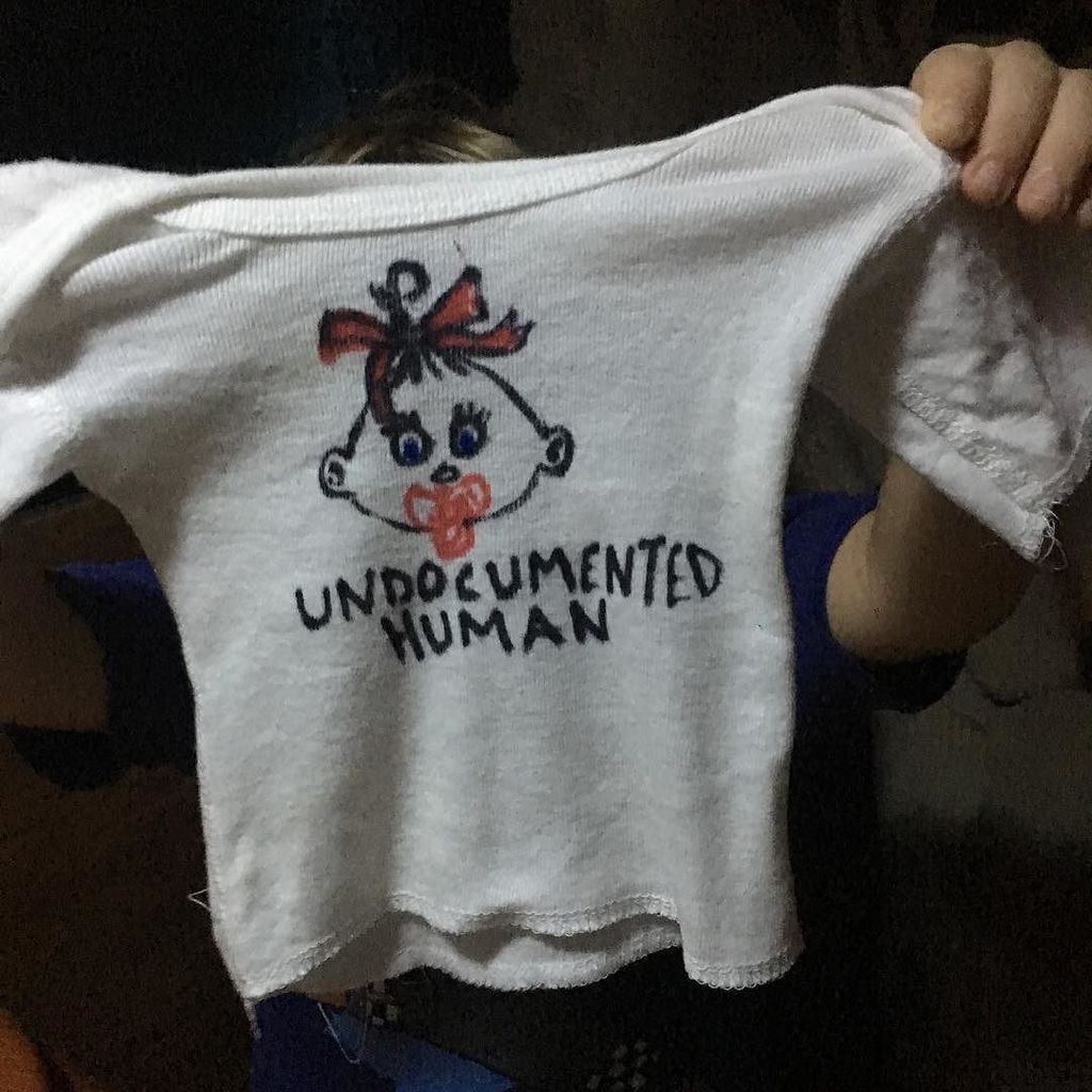 EarthPermit's tweet photo. We made a shirt for baby sister today! #undocumentedhuman #earthpermit #bitnation https://t.co/yJXJG5dJf3 https://t.co/itONlYmfxB