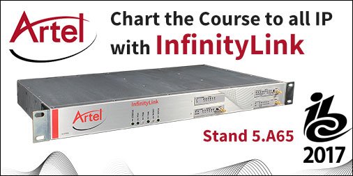 Artel_Video's tweet image. #IBCShow Update:  Hitless Protection Switching demo in Artel stand 5.A65 #SMPTE2022-7 ow.ly/JvpY30ex7XT #InfinityLink #IPtransport