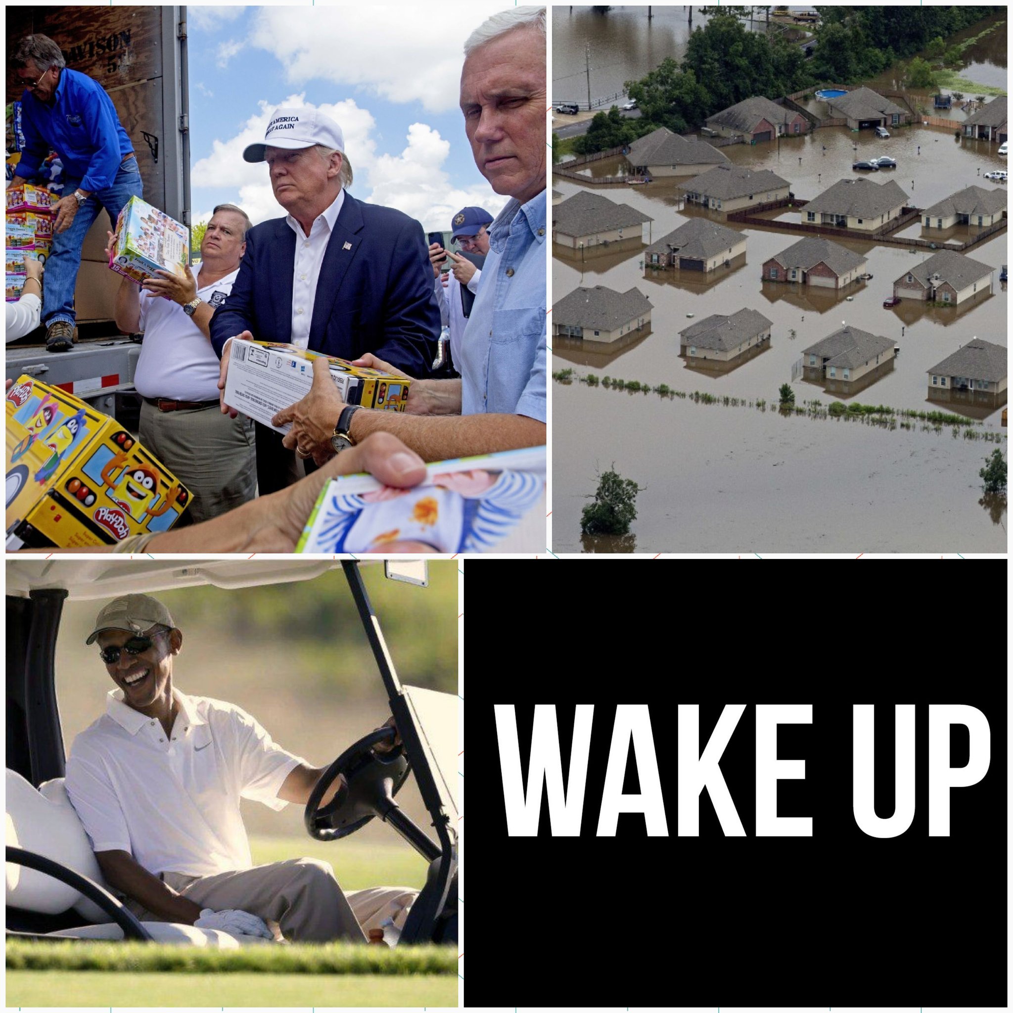 Obama golfed, vacationed during 2016 Louisiana flooding