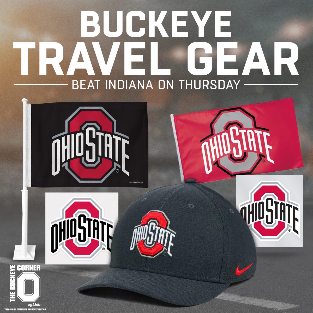 Brutus_Buckeye's tweet photo. RT for chance to win this week's items of the game!

2 🚗 🚩flags &amp; a 🌰 hat
☝️Winner at 4:30p

🔗 https://t.co/rqXp6DJ506
#GoBucks #BuyBuckeye https://t.co/4cTl3B9DUZ