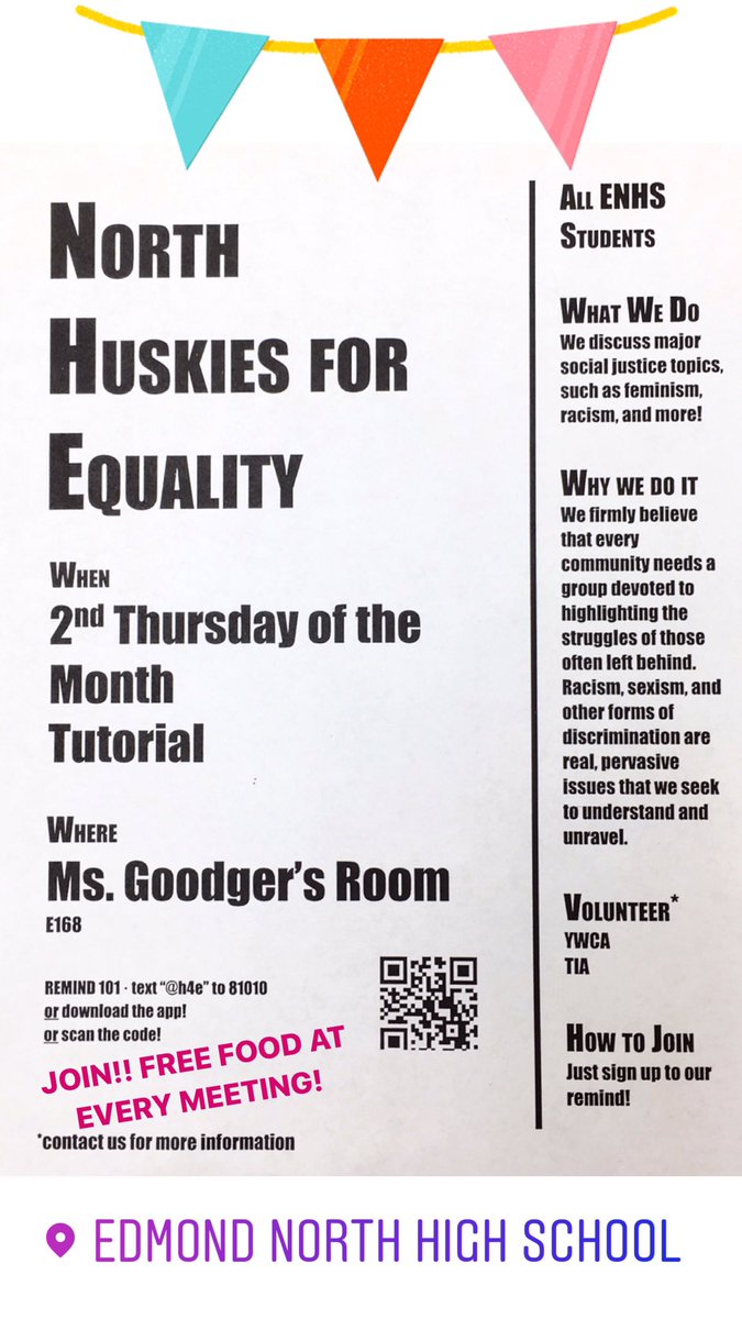 h4equality's tweet image. Join H4E club on Remind101!!!