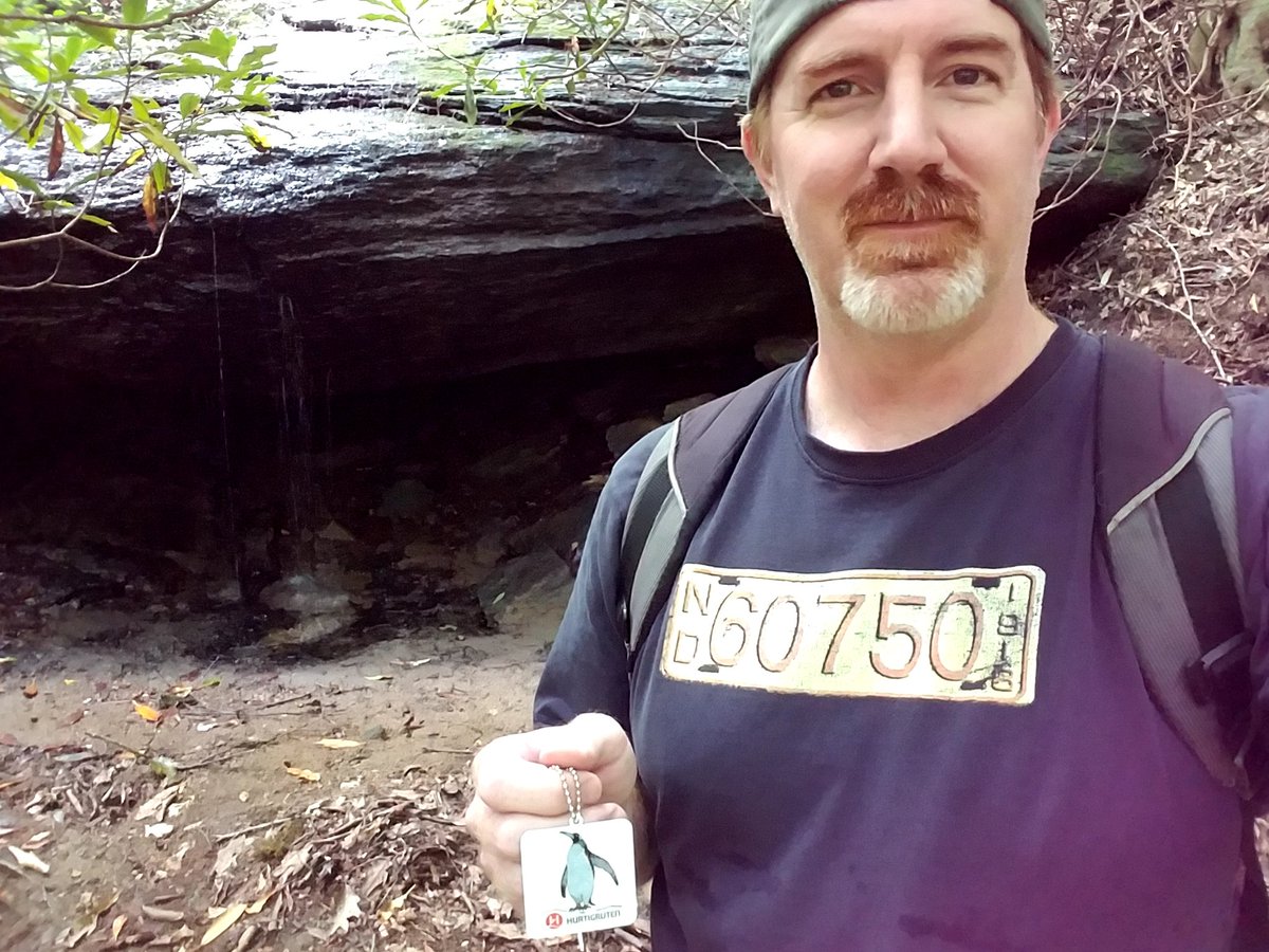 jkmeggs's tweet photo. Waterfall/cave near a geocache today. It had not been found in 5 years.  #HGInnerExplorer #Contest https://t.co/fKC8pdt3DJ