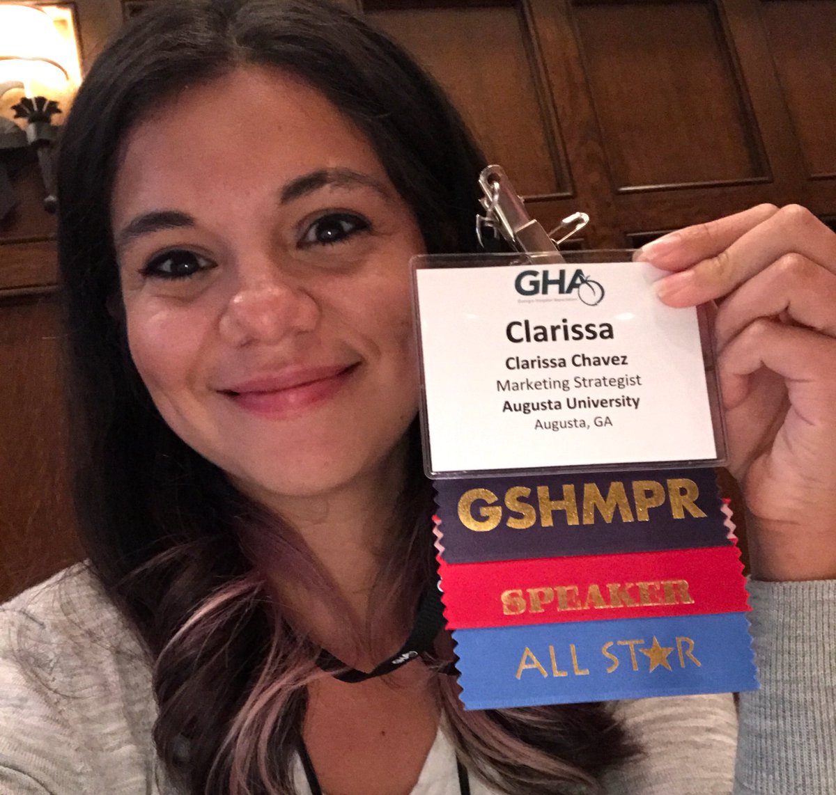 clairocksocks's tweet photo. Excited for my 1st speaking opportunity at @GaHospitalAssoc #GSHMPR! @AUG_Health @AUG_Alumni https://t.co/ROKjUGqglQ