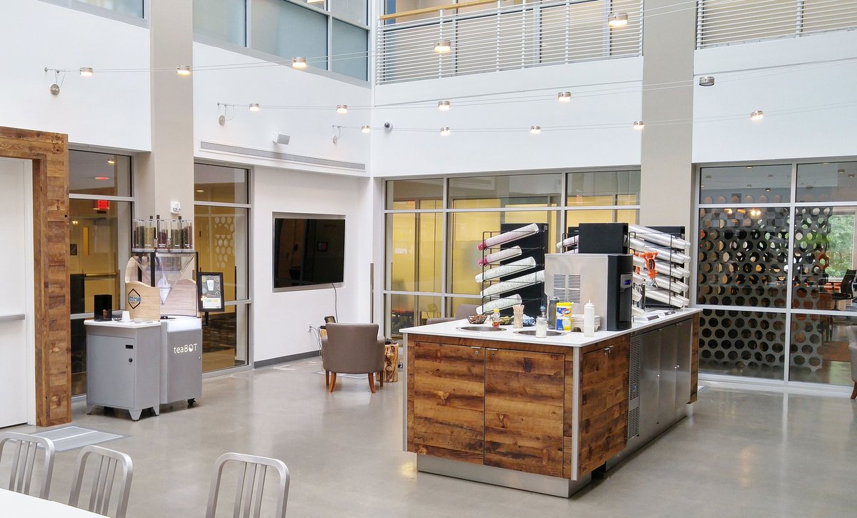 So excited to announce the launch of our first teaBOT on the East Coast at the incredible <a href="/HubSpot/">HubSpot</a> headquarters in #Boston #USA!  #HubSpot