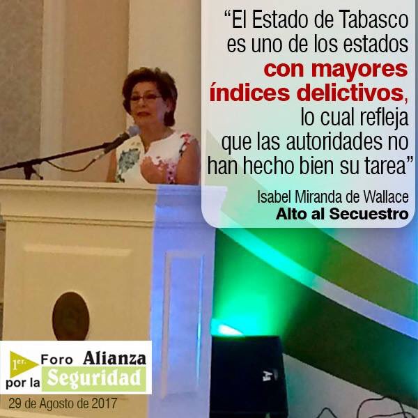 Mesa_Ciudadana's tweet photo. En el #ForoAlianzaPorLaSeguridad @WallaceIsabel enfatizó que Tabasco es uno de los estados con mayor índice delictivo. https://t.co/XxVxVBBpca