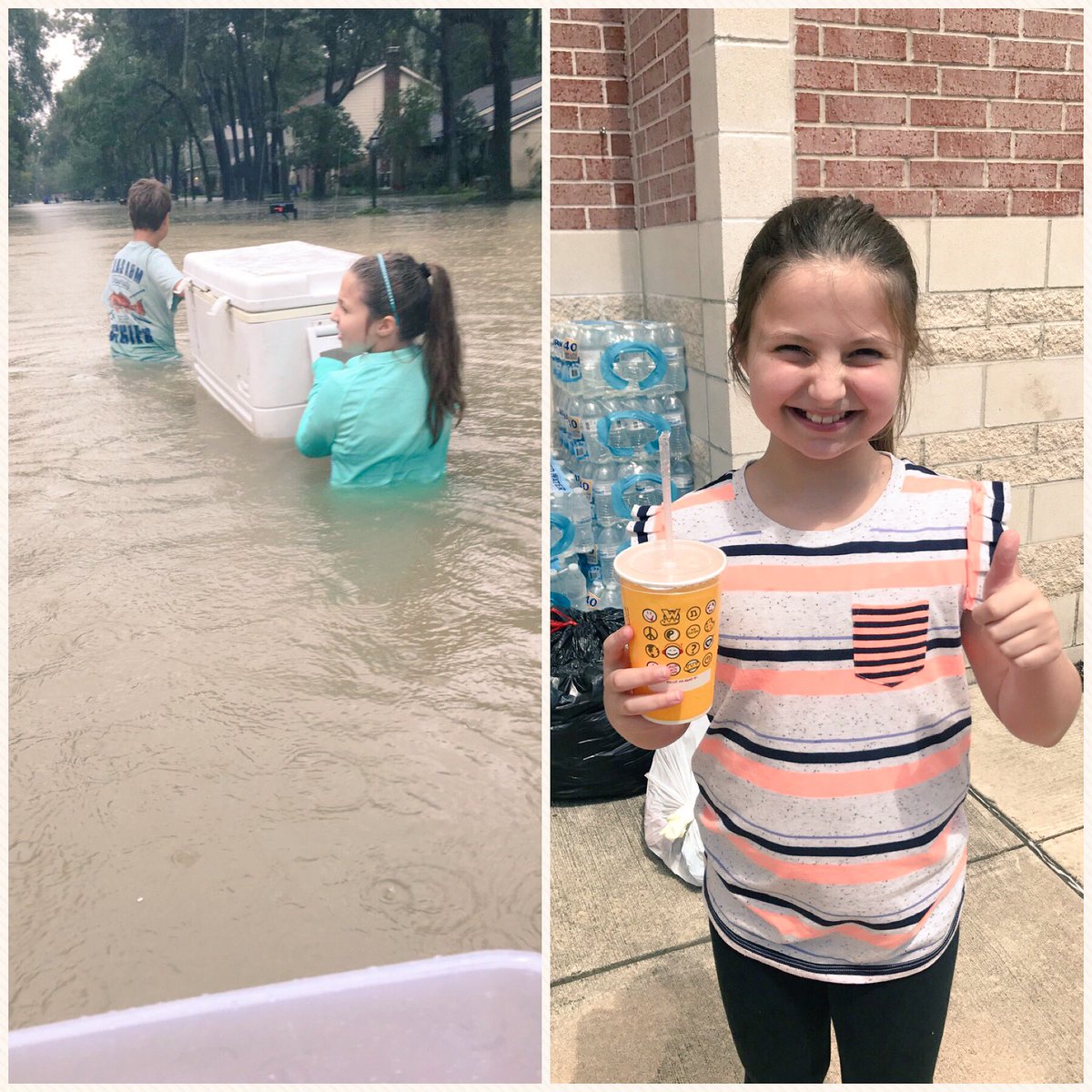 After safely escaping floodwaters from her own home, this <a href="/WEinKaty/">🌟Wolfe Elementary</a> Star is spending her time helping others <a href="/katyisd/">Katy ISD</a>! #BeTheLegacy