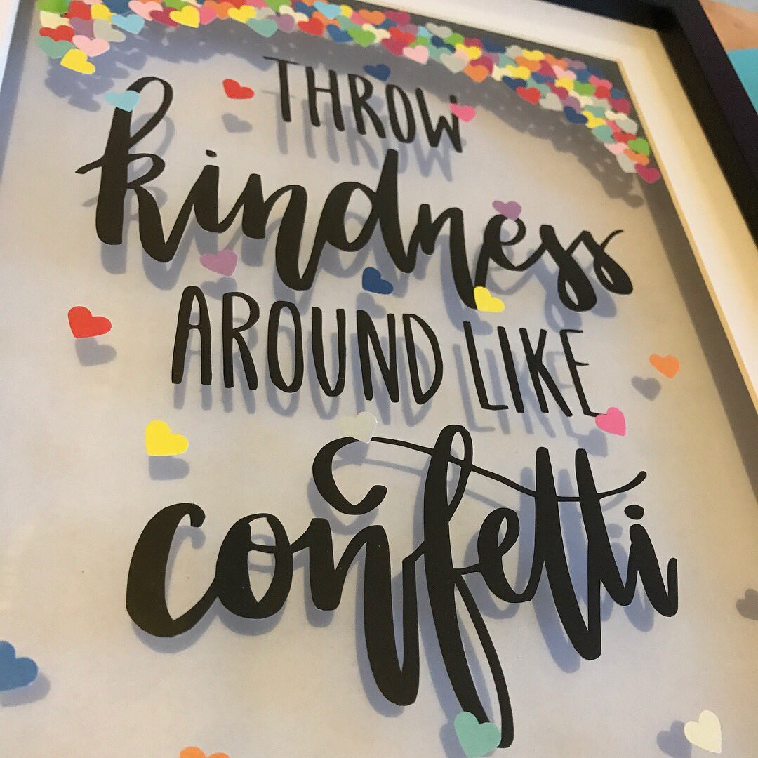 lillostfox's tweet photo. New #design now finished! Just £15 plus p&amp;p! 😍 #Kindnessmatters #kindness #love #hearts #colours #handmade #papercut #paperart #gift https://t.co/mRAca8Zz4z