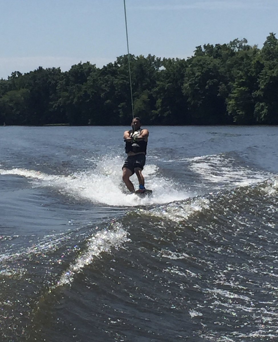 When physicians don't type up their own charts - they water ski... #happyhumpday #humblebrag