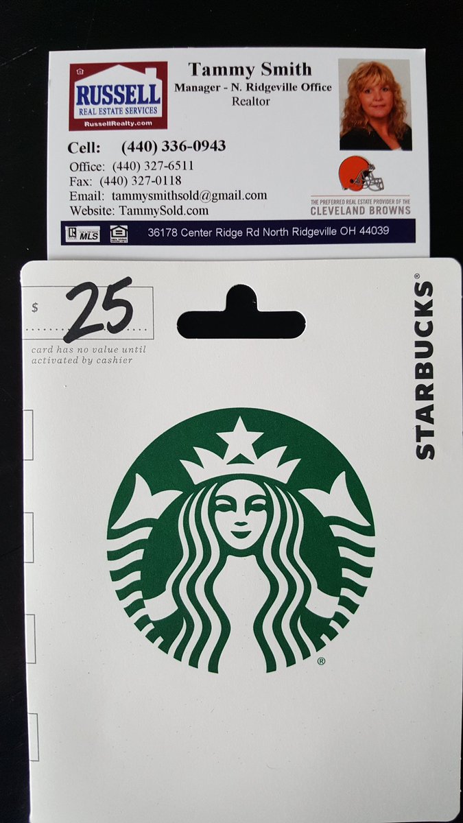 HomeInspectCLE's tweet photo. Congrats to Tammy Smith of #RussellRealty you won the gift card drawing @SchatzRealtor #BrokersOpen Enjoy coffee on WIN #HomeInspection https://t.co/WkfThcWyhl