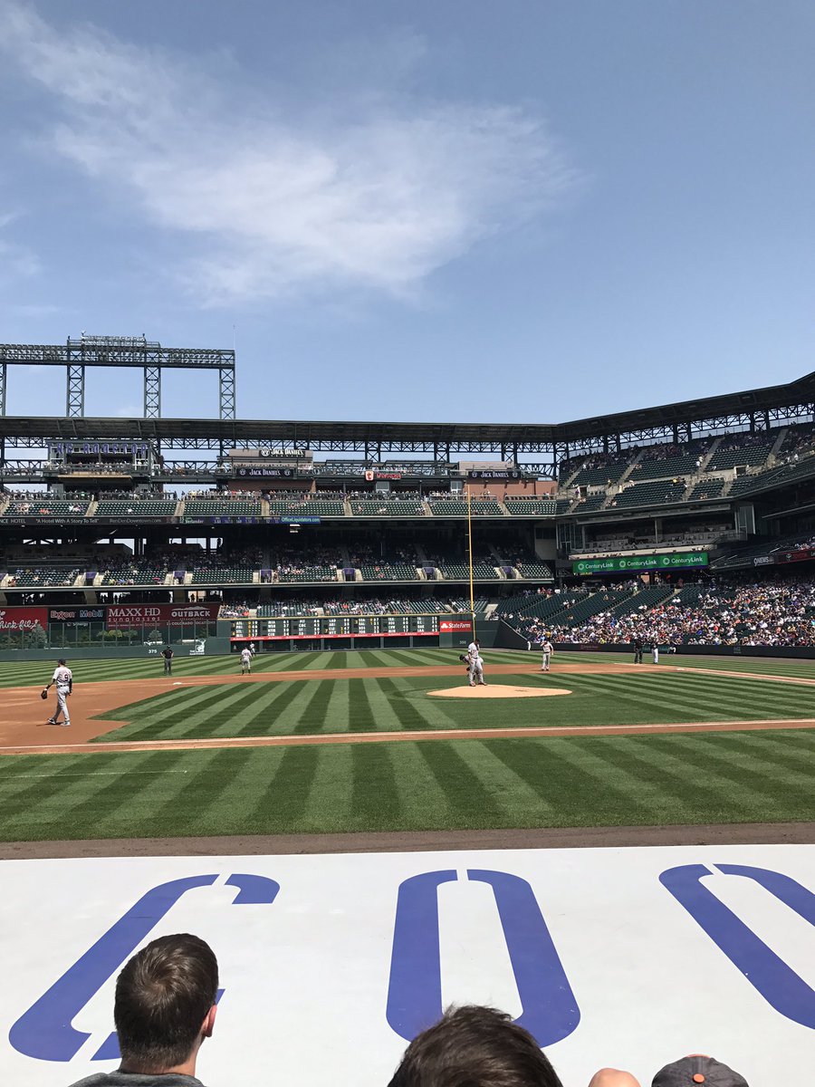 ShortStackMastr's tweet photo. Let's go @Rockies !!!!! Enjoying the game today with @sawaqdeh #AndrewP https://t.co/PuG9sWyn6s