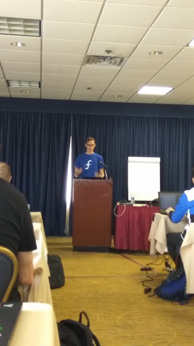 ksinny's tweet photo. Wonderful working session on #atomichost by @dustymabe at #flock17 @fedora https://t.co/Igrh7ODQwJ