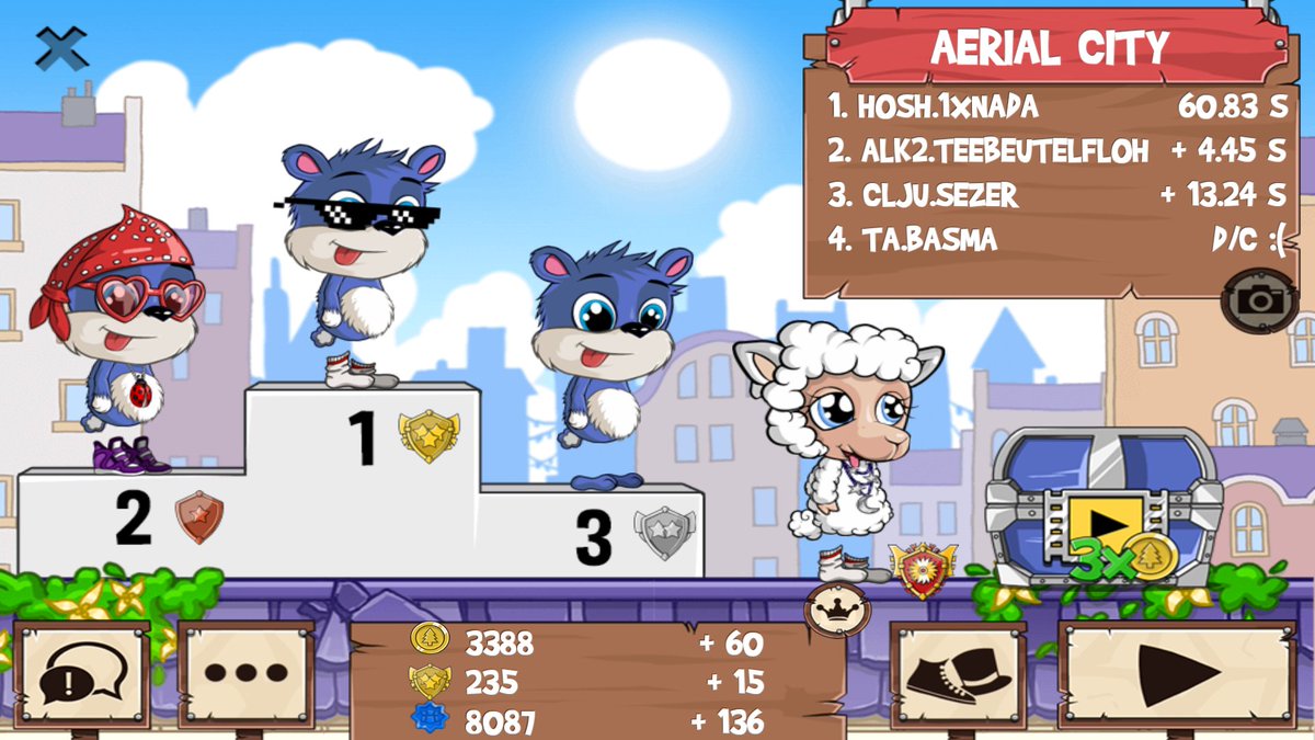 NadaSayd2662's tweet photo. Get on my level, son! #funrun2 #teebeutelfloh #Sezer #Basma https://t.co/3OgPW5Opvv