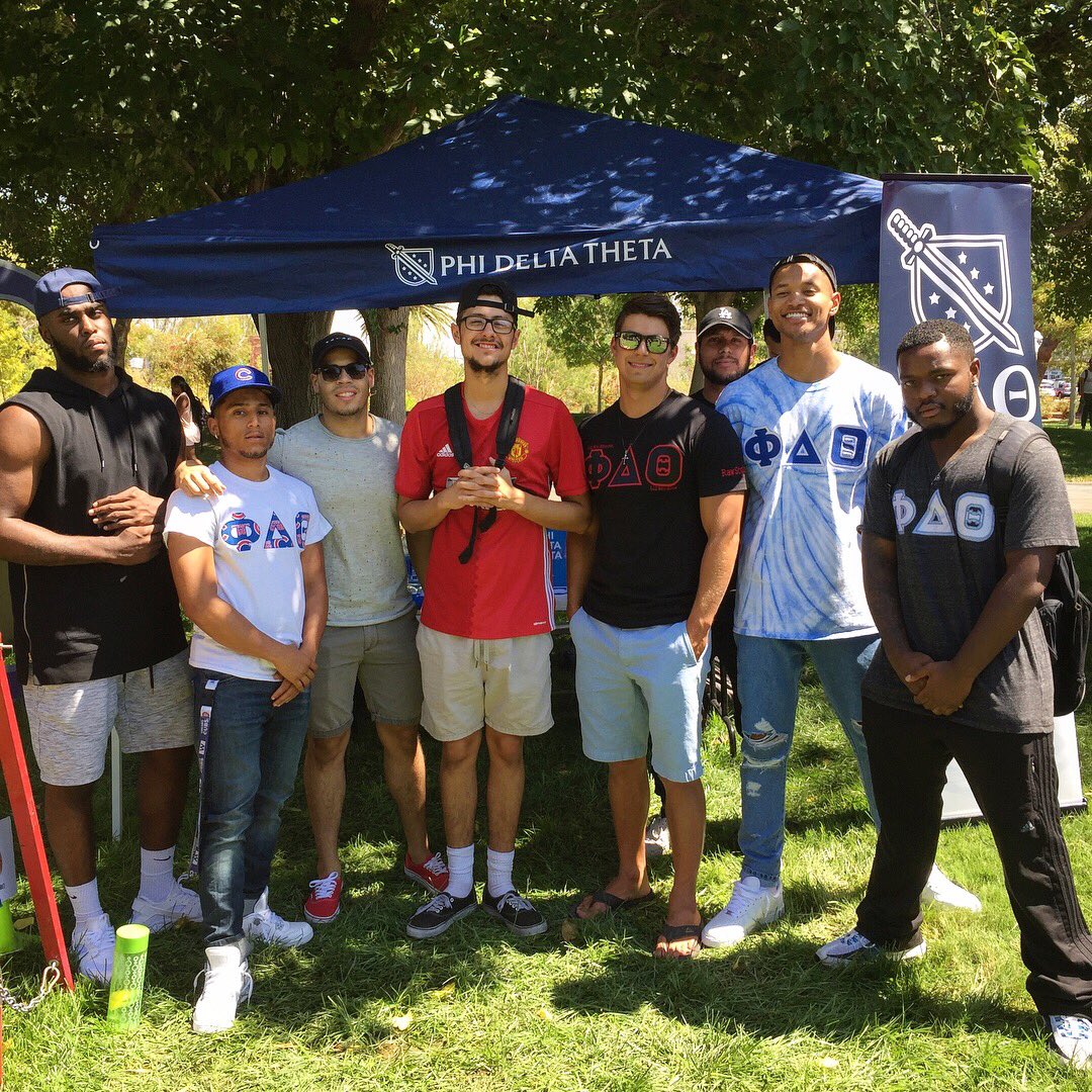 Greek Fest is still going on until 3PM today, meet a few brothers and learn why we're the greatest brotherhood on campus #RushPhiDelt