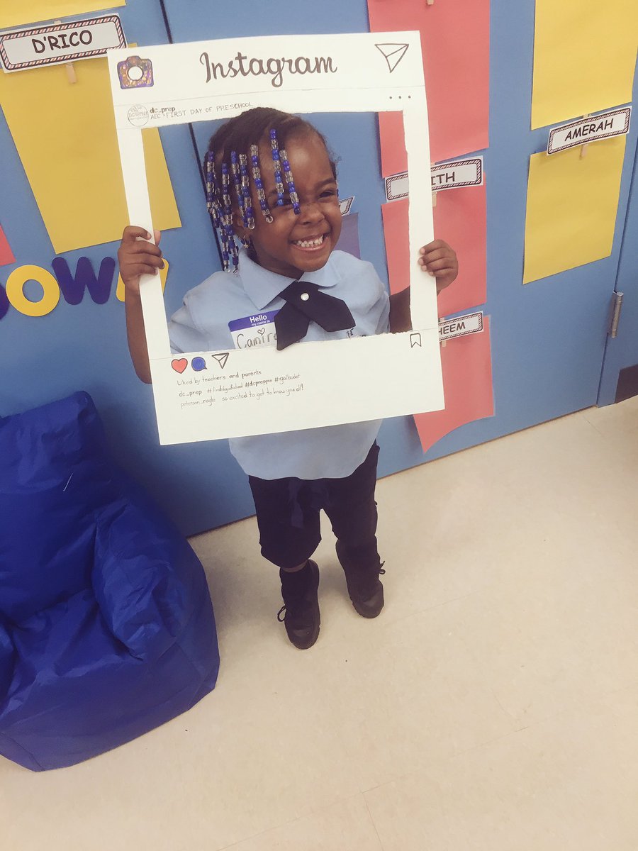 taytay_wayyy's tweet photo. Her First Day😬📚💕 #DcPrep #PreK3 ❤️‼️ https://t.co/P5KzbpFc7y