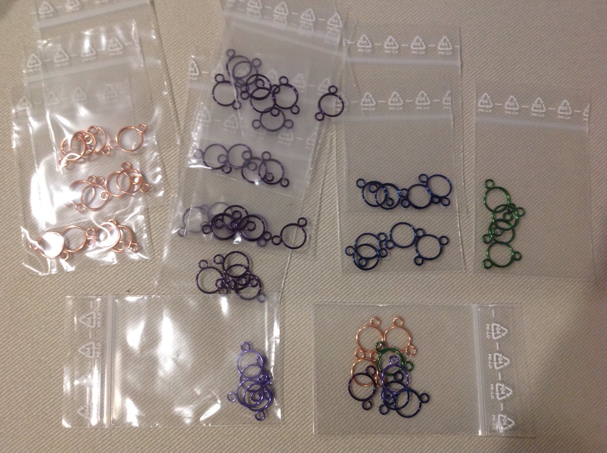 juniper_ginger's tweet photo. Whoops! Forgot the beads on these sets of large markers, will have to make those later. https://t.co/TR3gkLju3F