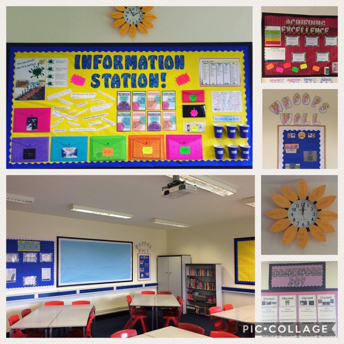 HDickinson01's tweet photo. Information station 2017 is all done!Awaiting student work before doing final WAGOLL wall 😁#colourful #climate4learning #independentlearners https://t.co/HV3B0NUpbK