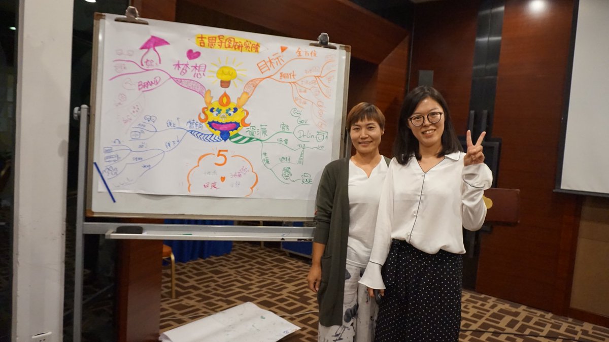ChinaMindMap's tweet image. 2017-08-27, New batch of #MindMappers in #Beijing, same city the ever greatest first China TLI was held with @Tony_Buzan @GriffithsThinks