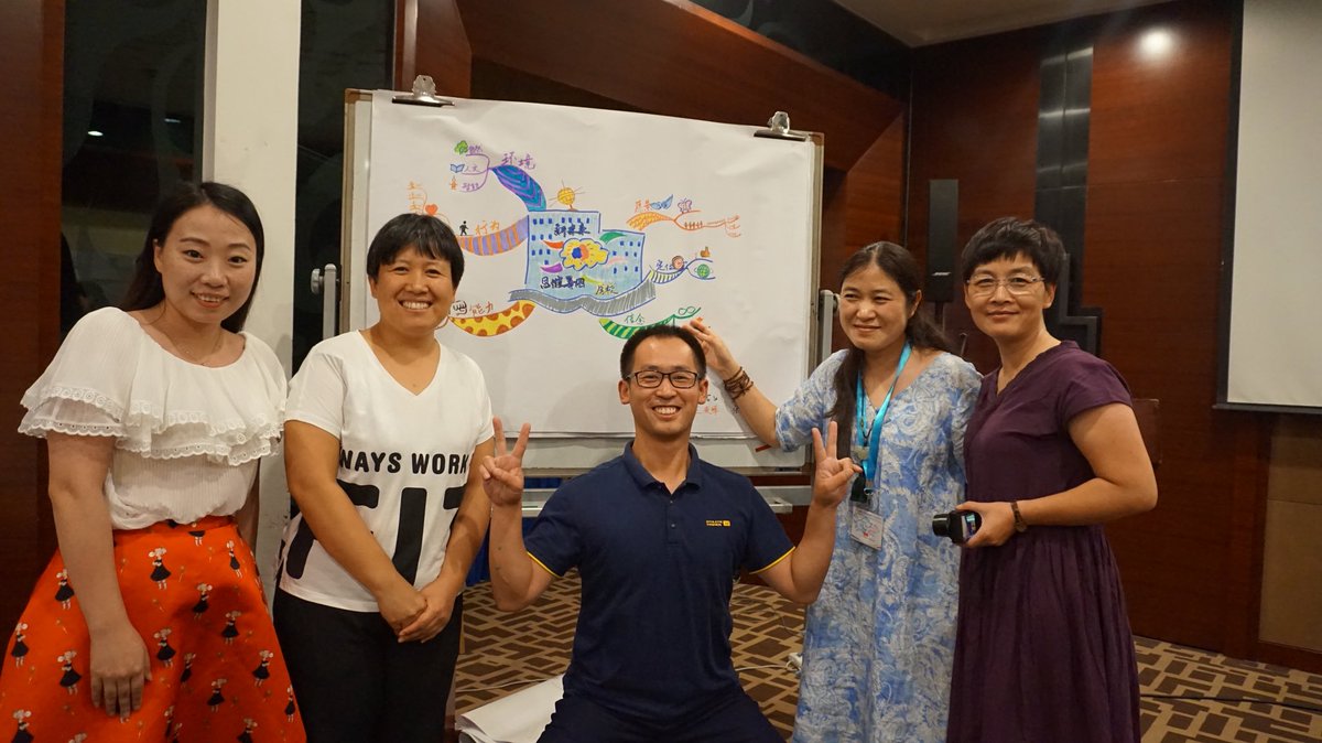 ChinaMindMap's tweet image. 2017-08-27, New batch of #MindMappers in #Beijing, same city the ever greatest first China TLI was held with @Tony_Buzan @GriffithsThinks