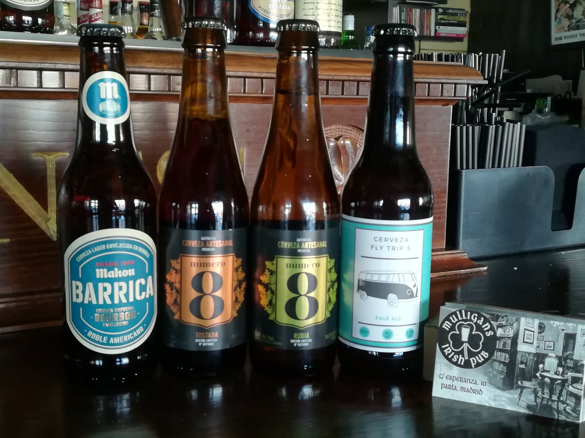 Se acerca septiembre y con ello las novedades cerveceras...... 4 birras madrileñas os espera este mes en Mulligan's