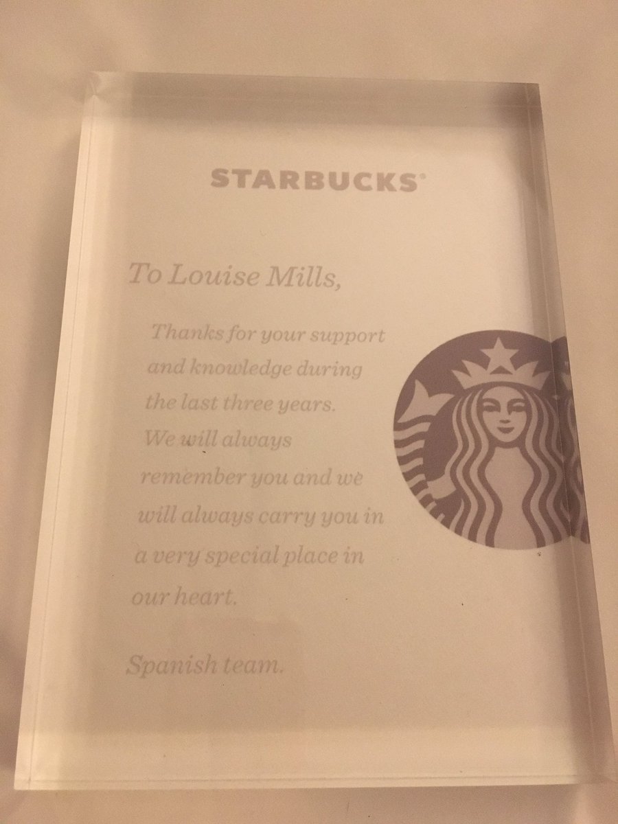 Lomills2Lomills's tweet photo. @starbucks_es thankyou for an amazing 3 years. What an honour to represent fantastic partners &amp; see them grow. Here's to your next Chapter https://t.co/ok00YdOd8W