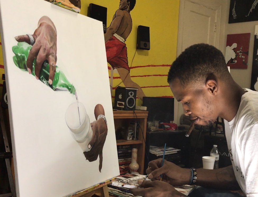 LouisianaBeedy's tweet image. They keep callin me "Hood Picasso"....he aint have shit on me tho 🤷🏾‍♂️