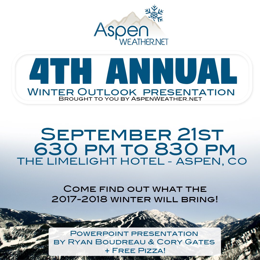 weatheraspen's tweet photo. Also dropping the first ever aspen weather IPhone droid app complete with a weather alert system @AspenSnowmass @aspenjfm @SteepSkiing https://t.co/xDfx4jZqDN