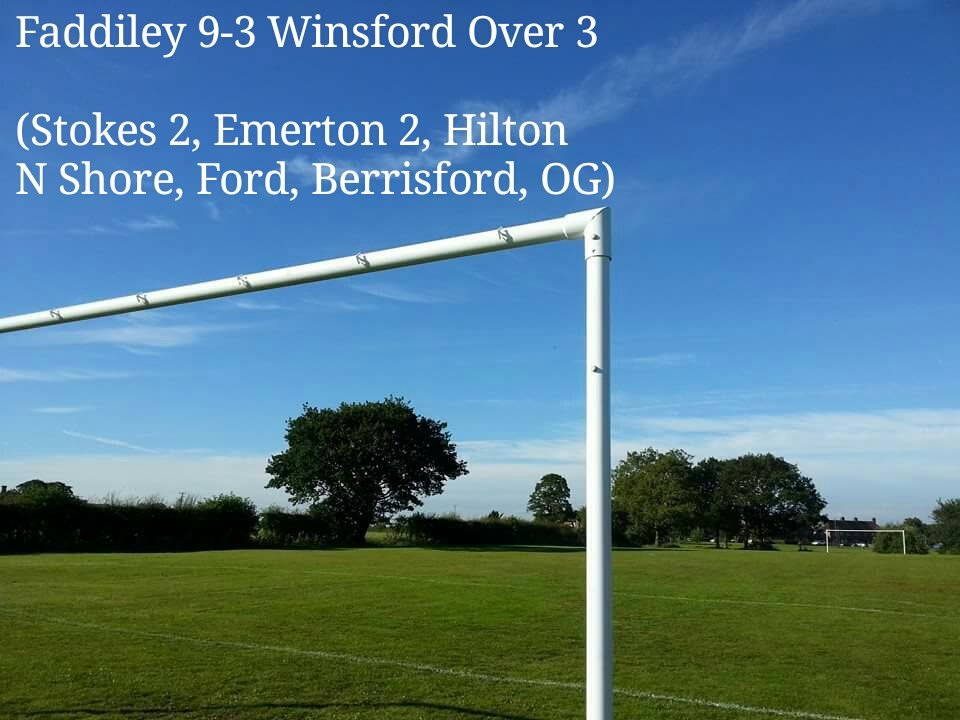 Faddiley FC tweet media