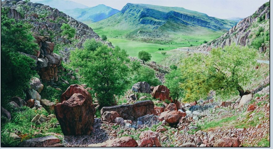 HadipourHossein's tweet photo. Landscape- watercolor- 97* 148 cm https://t.co/Qd5xoNMTNY
