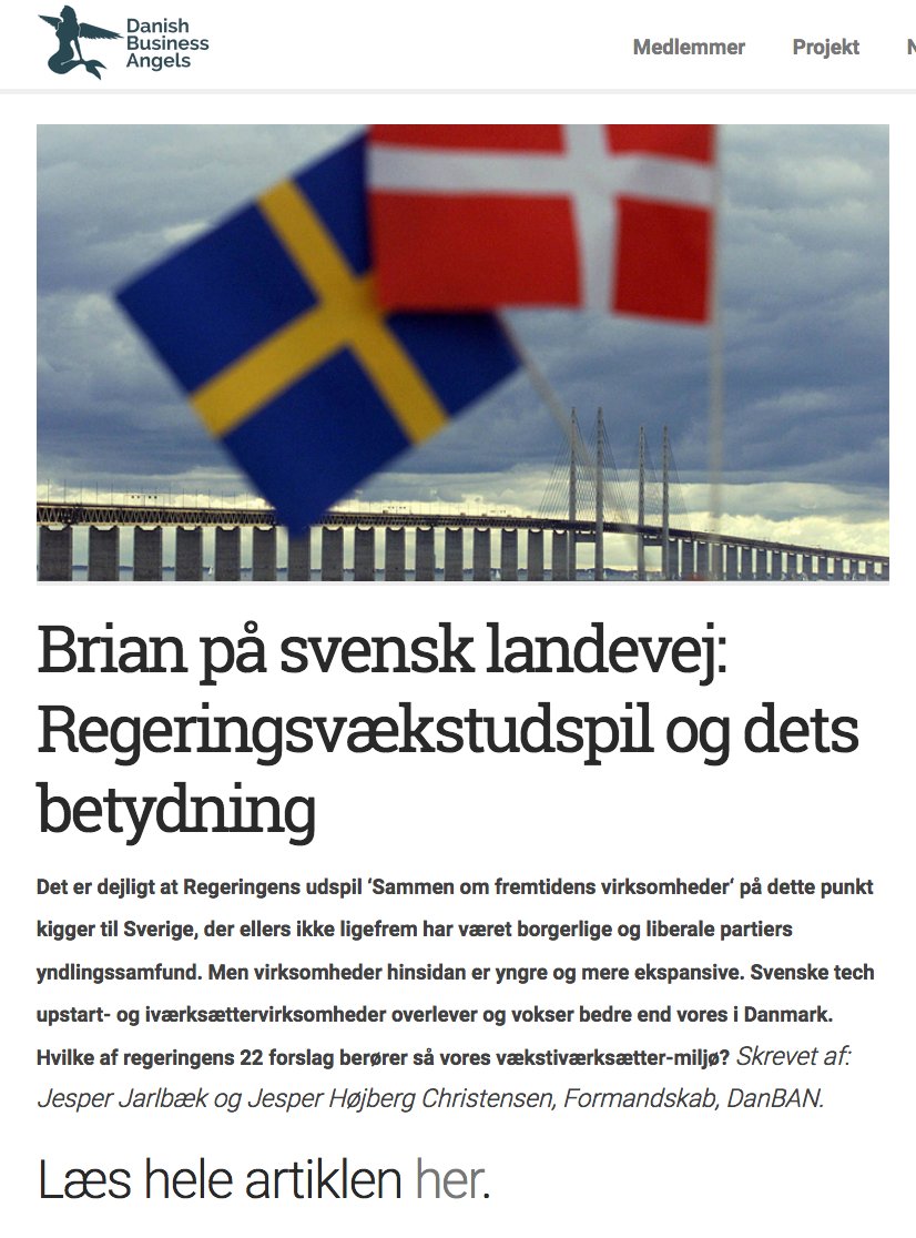 @DanBAN_org reaktion på vækstudspil. Investorsvar på investorvenligt udspil bit.ly/2wTrMXO @SimonEmilAmmitz @BrianMikkelsenC