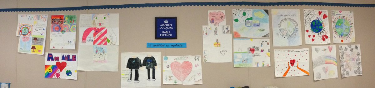 V_Deneumostier's tweet photo. #kindnessmatters to 5th graders #SpanishLanguageLearners #WESroars https://t.co/JA0Cg4waZa