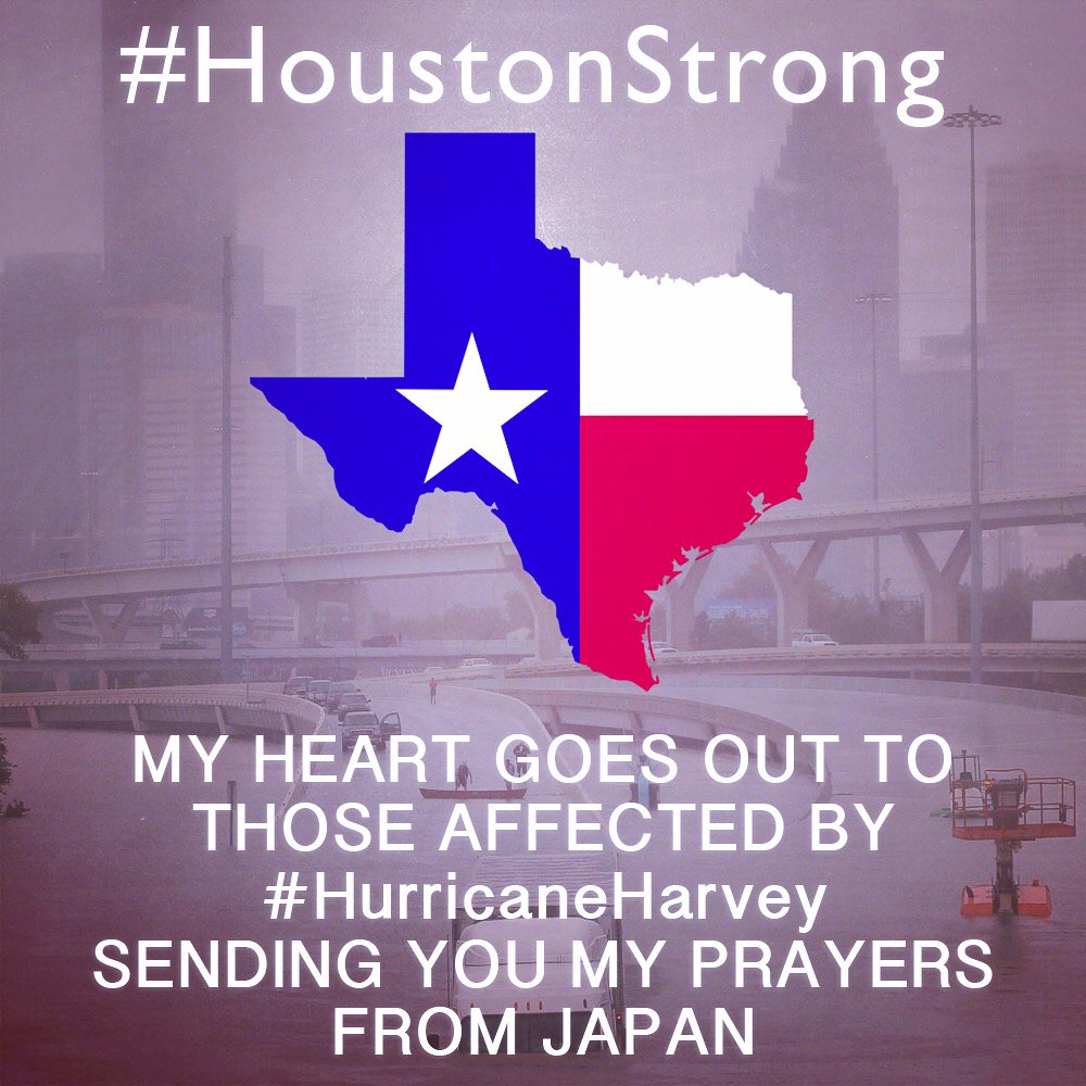 YoshikiOfficial's tweet image. Sending my prayers from Japan to those affected by #HurricaneHarvey​. US is my 2nd home. I'm donating to help... instagram.com/p/BYbnvgYgmwy/…