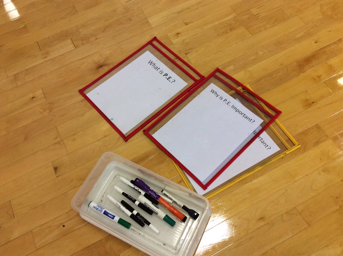 pe4everykid's tweet photo. .3-5 grd Ss discussed these ?s today in #physed #geneva304 #GenOvation #thesekidsgetit Got idea from @andyvasily https://t.co/I3U65gMrLd