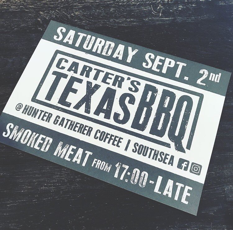 StrongIslandUK's tweet photo. Plans this Saturday? If not, great, if you do then change them. @carterstexasbbq will be taking over @gatherer_info from 5pm. 👌🏼🇺🇸 🍖 https://t.co/OANYSm6XPK