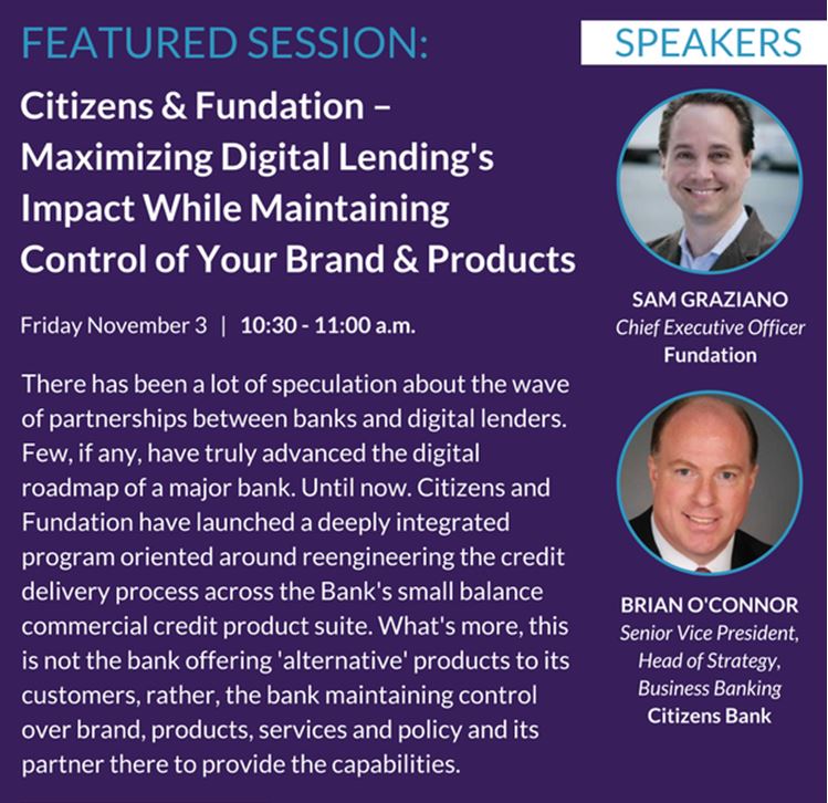 fundationgroup's tweet photo. See how Citizens and Fundation are deeply integrating to reengineer small balance business credit delivery  https://t.co/kfMS46fGkz https://t.co/nkjPIaqHtx