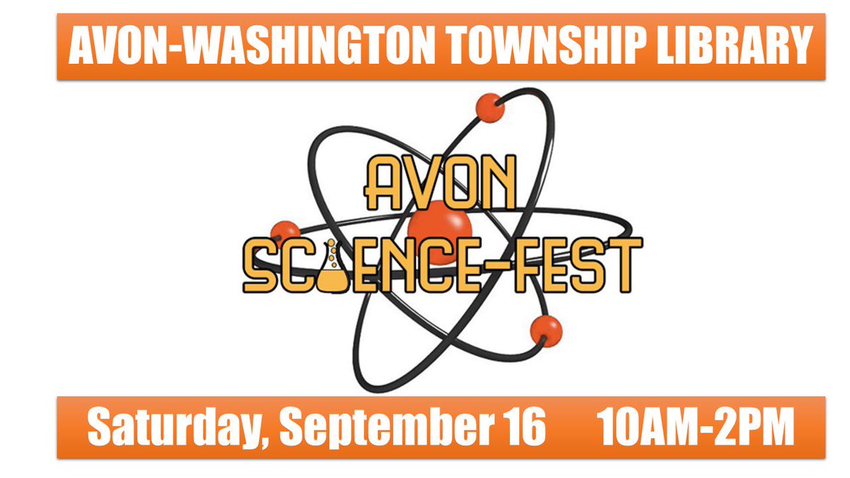 rohrbachsci's tweet photo. AHS Science Olympiad students will be at the @AvonLibrary on Sept 16 for the 3rd annual #AvonSciFest! @orioletweets https://t.co/bTeGhj52Jt https://t.co/syaI2mEQGZ