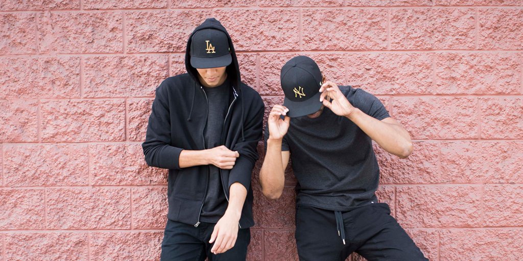 47's tweet photo. Captain your look in a gold and black snapback. #47CAPTAIN https://t.co/rQd3W8fOmK