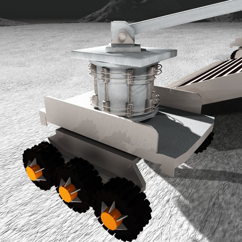 Regolith Lunar Mining Robot #3d model for #Shade3d &amp; #killjoys <a href="/UEMarketplace/">UE4 Marketplace</a>  ow.ly/7aQs30eK3yd