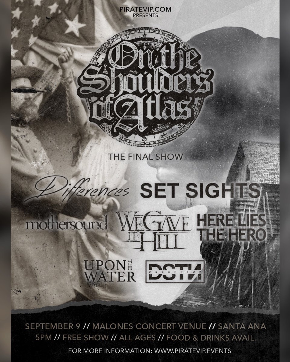 THE FINAL <a href="/OTSOABAND/">OTSOA</a> SHOW! September 9 at Malones. BE THERE! 💀🤘🏻😭 PirateVip.com