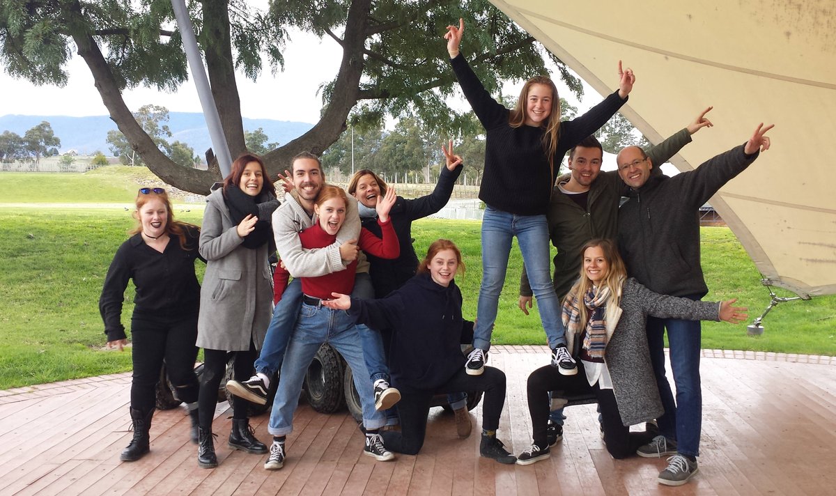 SegwayVictoria's tweet photo. Best group photo goes to this creative troupe after their Segway Yarra Valley experience on Saturday - will you join us this weekend 😀 https://t.co/A0XTxMJu75