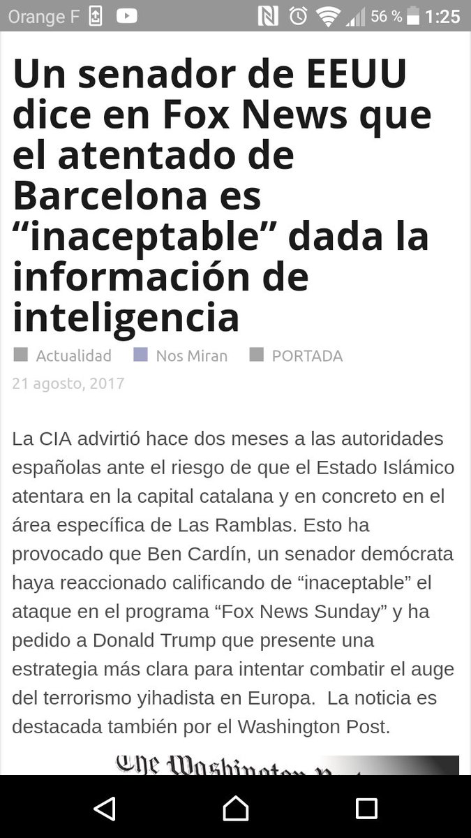 noecatnord's tweet photo. @beatrizbecerrab @_anapastor_ Aquí, el senador de EEUU Ben Cardin, en declaraciones a Fox News. "Autoridades españolas", bien clarito,no #mossos #BuenoPuesMoltBéPuesAdiós https://t.co/bUCv6Y5Mcy