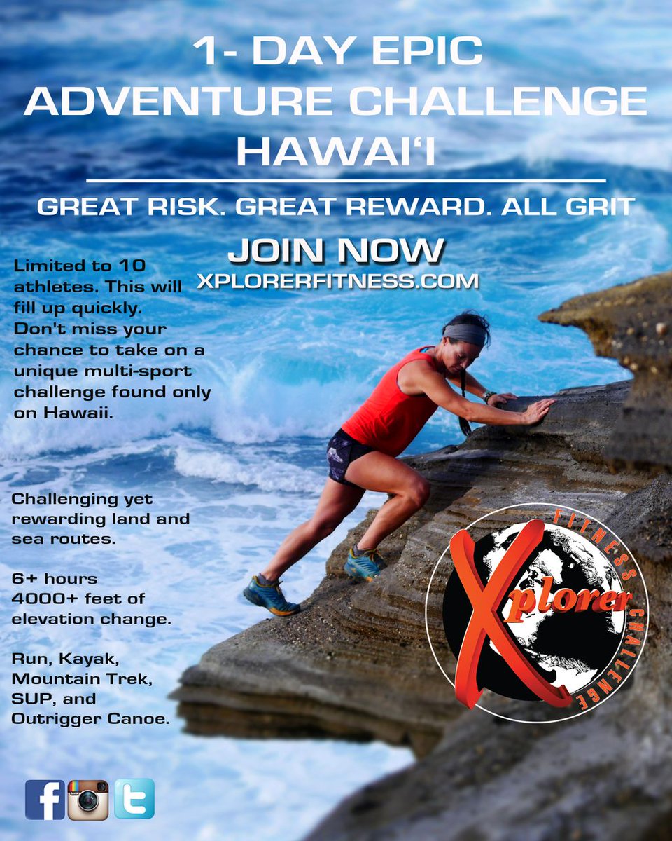 Xplorer_Hawaii's tweet photo. There's only one way to #XploreYourLimits. You do it by just doing it.
https://t.co/NMxHUP3PG5
#Adventure #Hawaii #Travel https://t.co/kLMM2oQYKS
