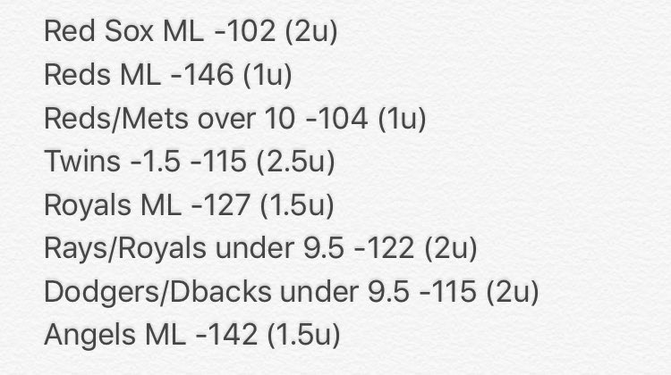 StackedCappers's tweet image. 8/30 Night MLB Card: