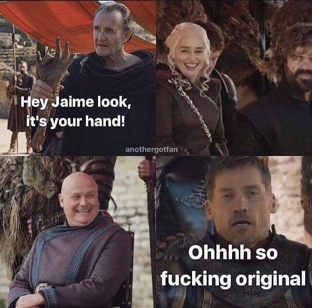 Everyone's so hard on Jaime #GameOfThrones