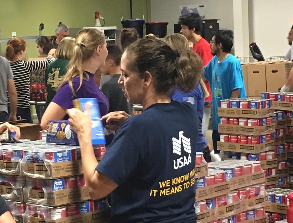 USAA's tweet photo. USAA matching employees’ donations up to $500K for #HurricaneHarvey relief. USAA Foundation adds $1 million more: https://t.co/VP0JgR8jHo https://t.co/DCIUH4NnNZ