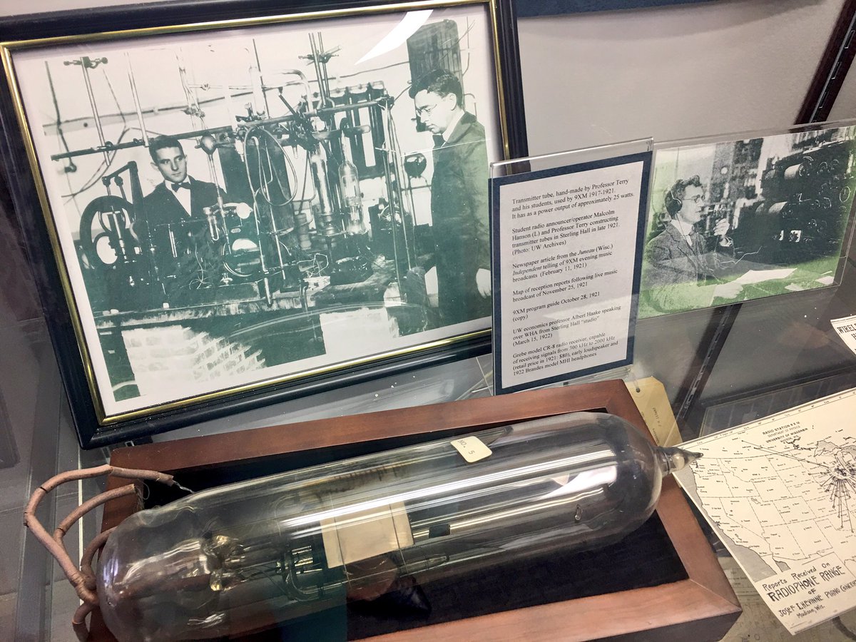 UWCommunityRel's tweet photo. @WPR tour, learning of 100 years of service to the state and @UWMadison's role in the origins of radio! Thnx @dmimadison! #wiidea https://t.co/hApQjU67fd