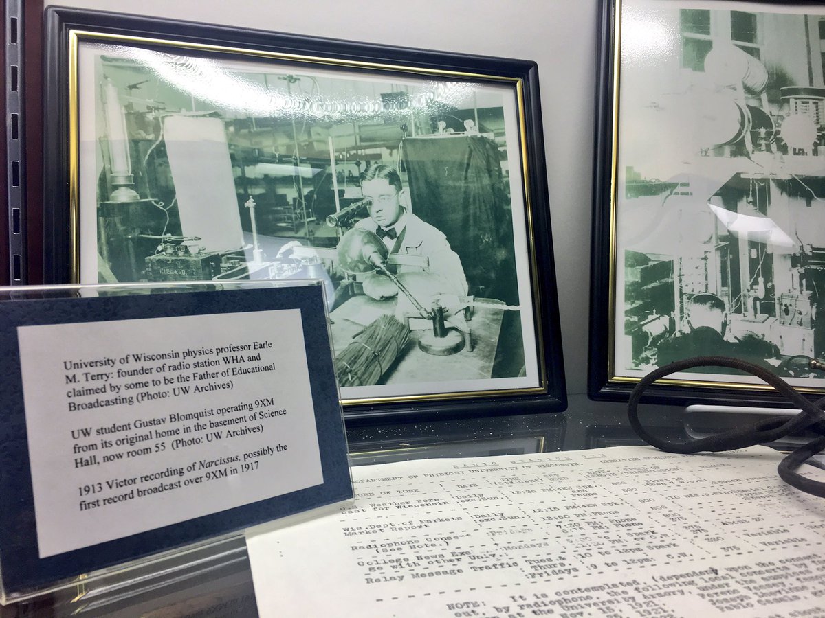 UWCommunityRel's tweet photo. @WPR tour, learning of 100 years of service to the state and @UWMadison's role in the origins of radio! Thnx @dmimadison! #wiidea https://t.co/hApQjU67fd