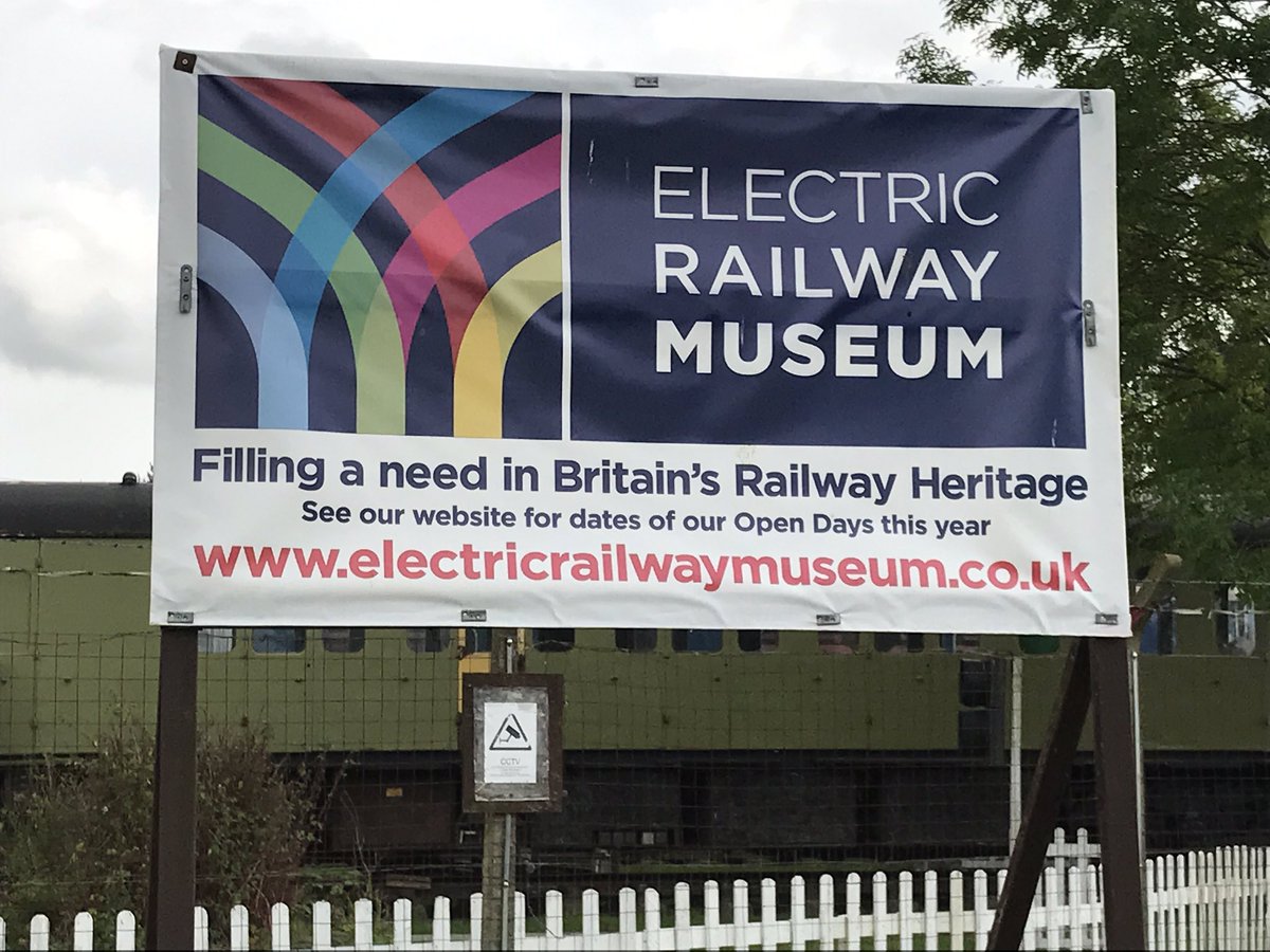 2112NickSmith's tweet photo. @SERA_Trains Passed the Electric Railway Museum today. This is just a glimpse. Looking forward to Open Day on 8th October. #savethetrains https://t.co/iMZimWp8H0