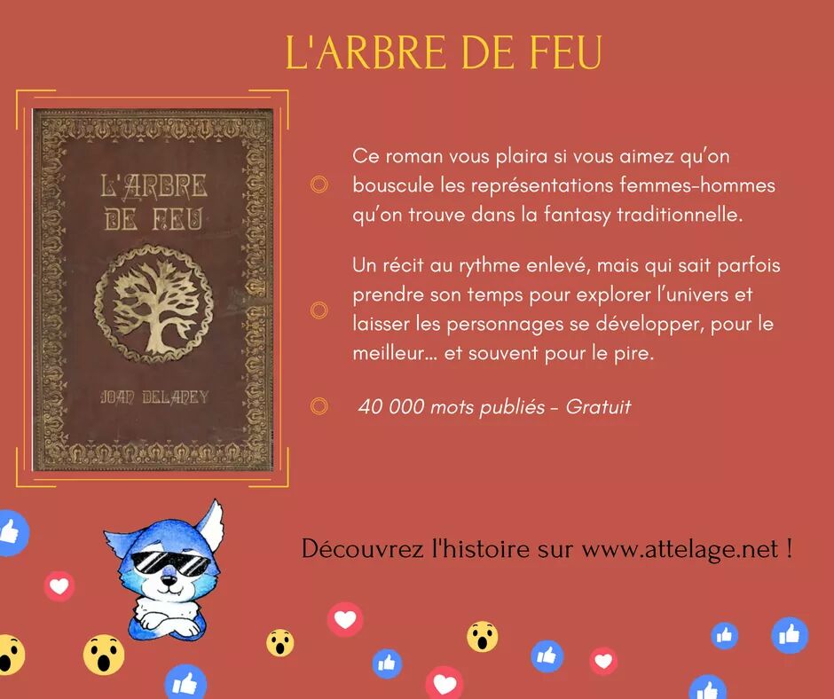 L_Attelage's tweet photo. 📖 LES HISTOIRES ATTELÉES 📖
#4 L'Arbre de Feu, par Joan Delaney
#MeuteUpsilon
Vous l'avez lu ? Donnez votre avis en commentaire 🔥👌 https://t.co/AOaa7zdgfX