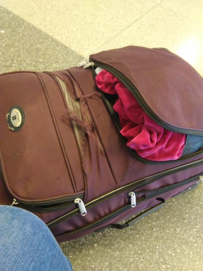 delta damaged baggage claim