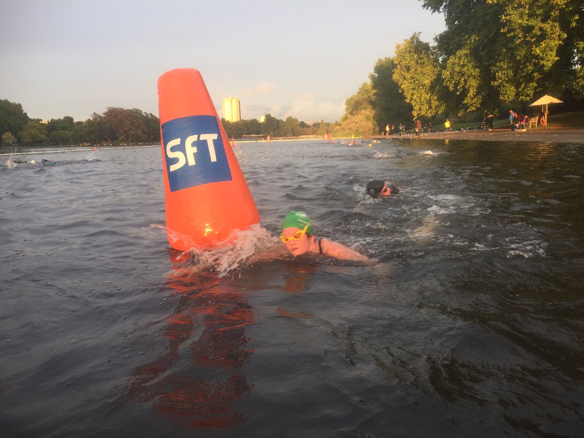 #weswam during the 30mins of sunshine today. Well done <a href="/silverfitorg/">silverfitorg</a> <a href="/SunsetHydePk/">Sunset Aquathlons HP</a> <a href="/eddiebrocklesby/">Edwina</a>